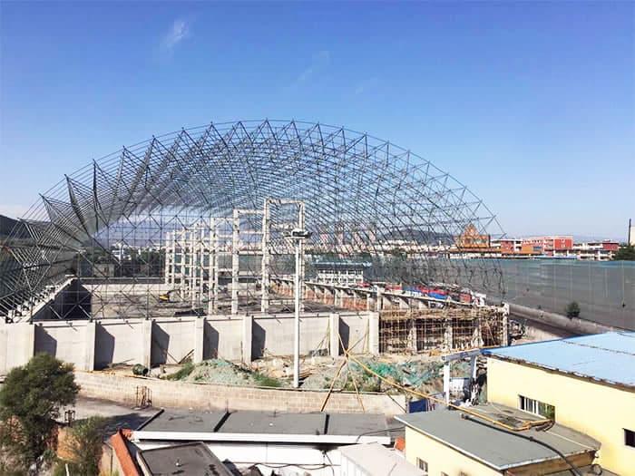 平湖煤矿储煤棚网架工程